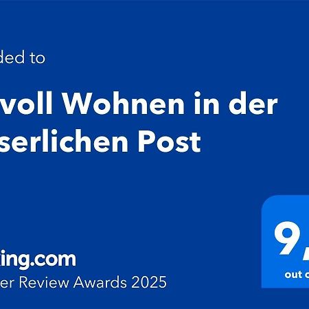 Stilvoll Wohnen In Der Kaiserlichen Post 韦斯特施泰德 外观 照片